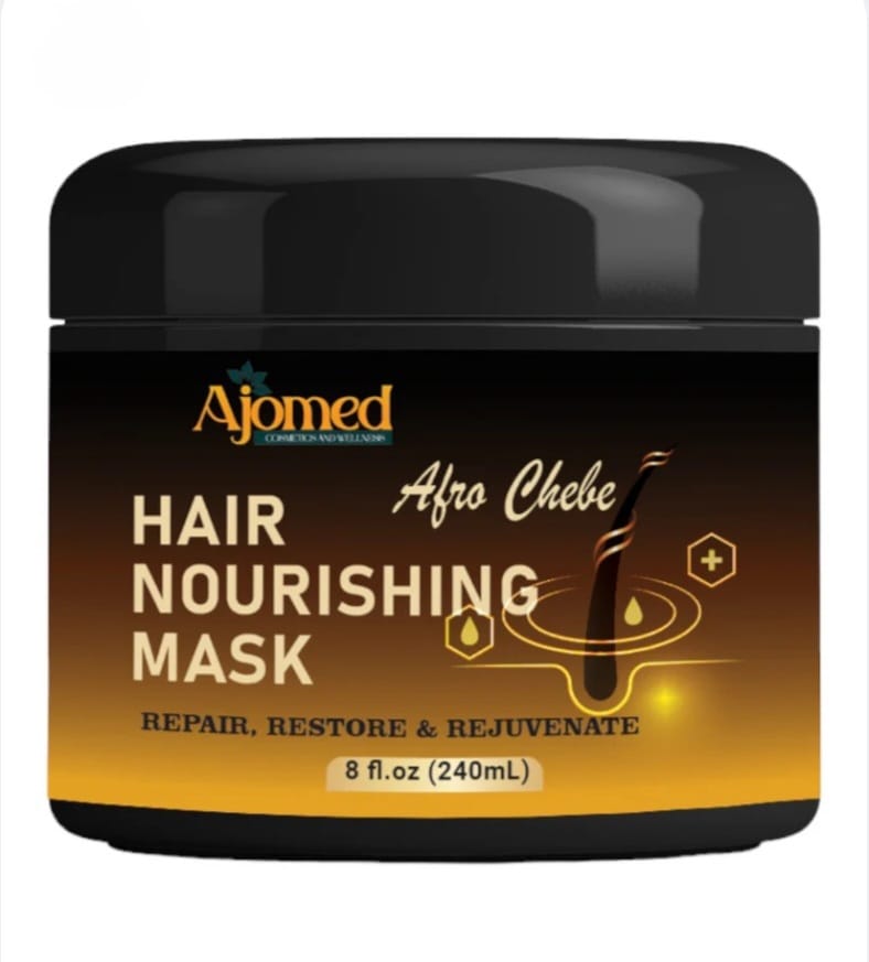 Chebe Hair Nourishing Mask - Hair Nourisher for Hair Short or Long, Hair Nourisher for Men, Essential Nourisher for Every Man's Hair - 8 Fl. Oz