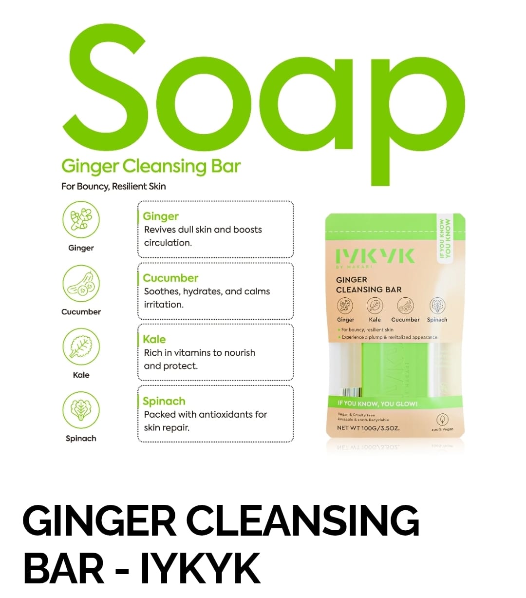 GINGER CLEANSING BAR - IYKYK