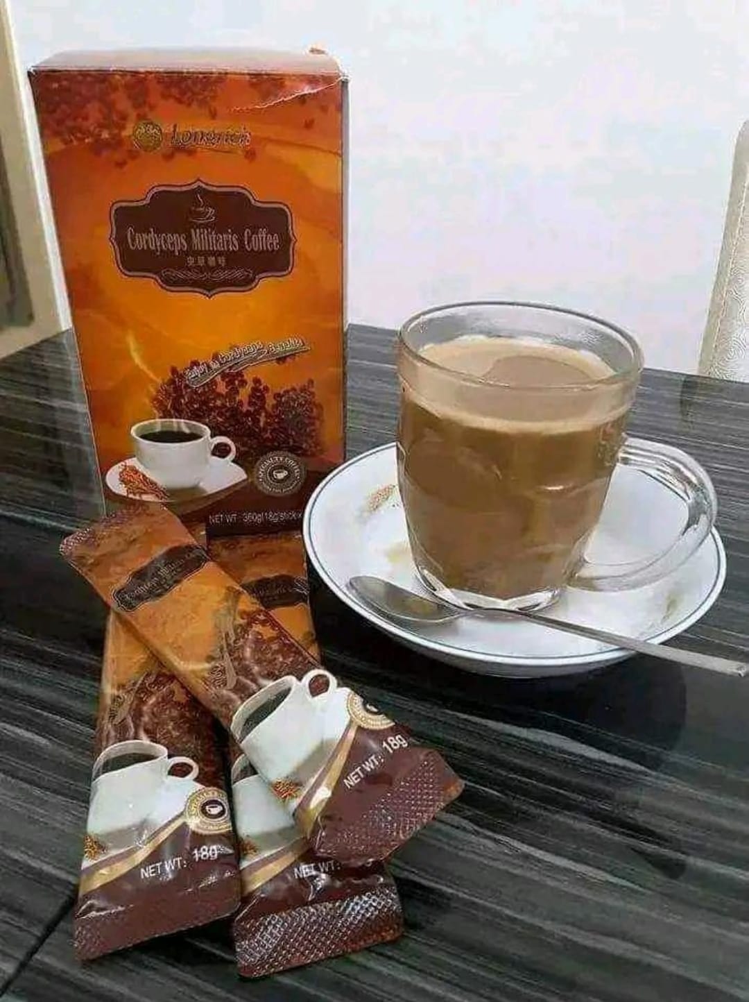 Longrich Coffee / Longrich Cordyceps Militaris Coffee (10 Pcs) 18g