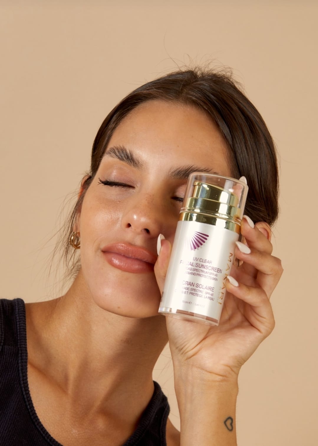 Crème solaire visage Makari UV Clear SPF 46