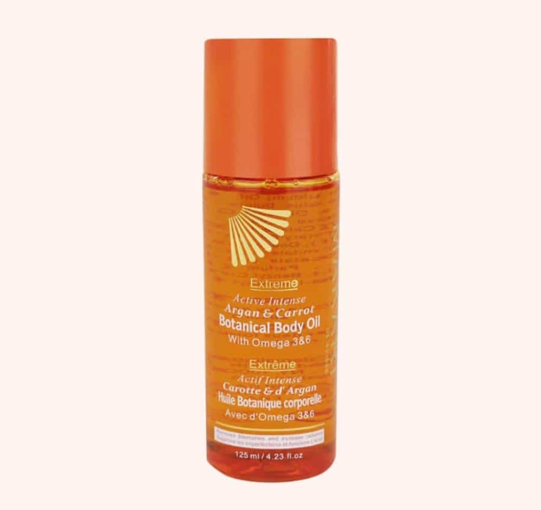 Huile corporelle botanique à l'argan et à la carotte Makari Extreme