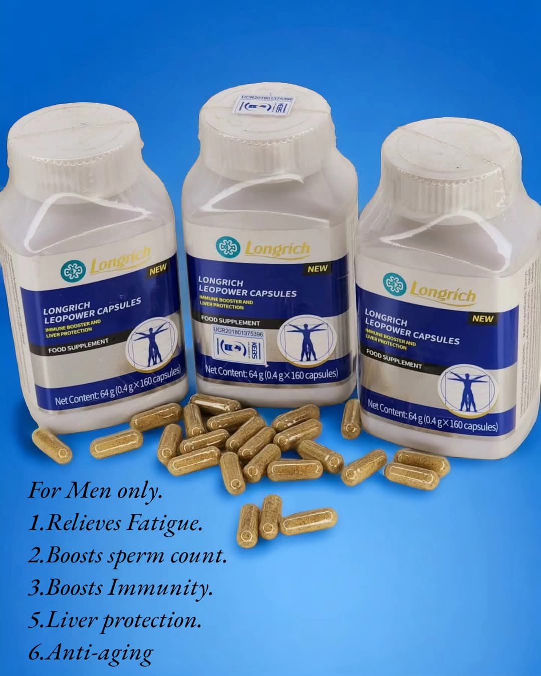 Longrich Leopower (LIBAO – FERTILITE MASCULINE (160 Capsules)