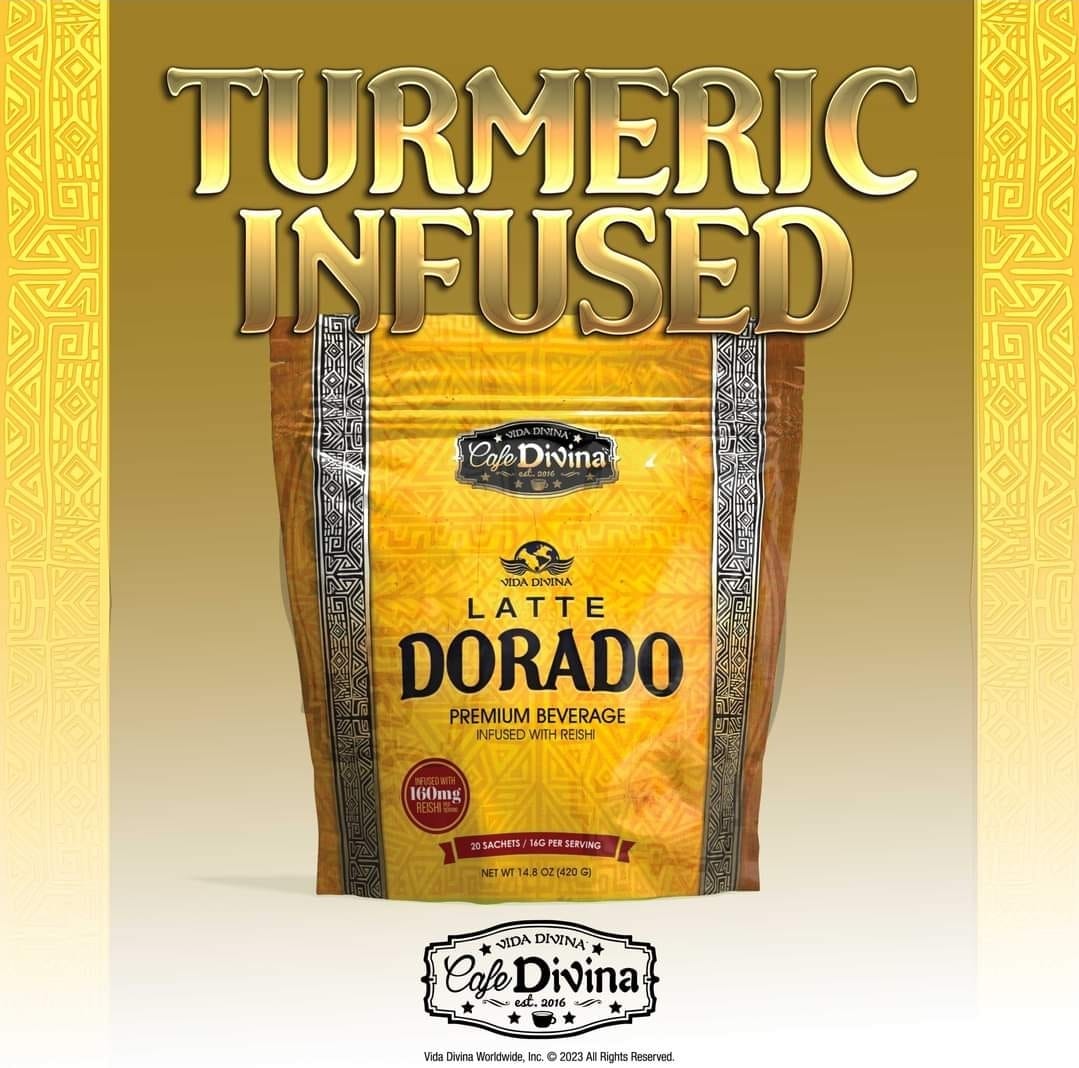 Coffee Dorado Latte cúrcuma - sabor latino