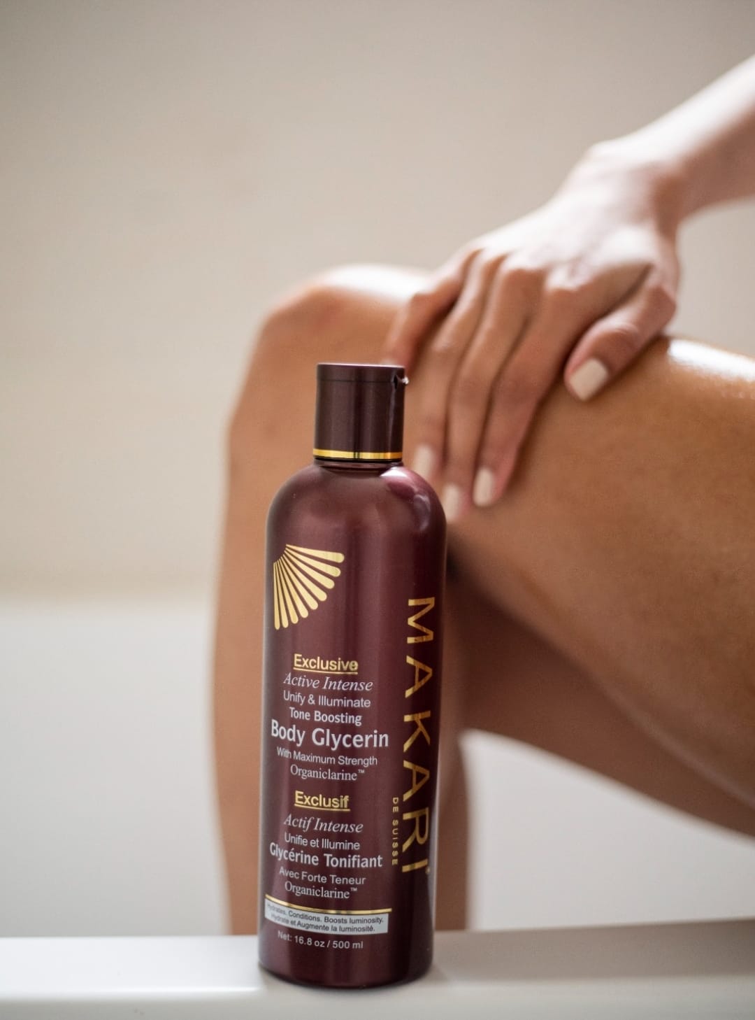 Glycérine corporelle tonifiante exclusive Makari