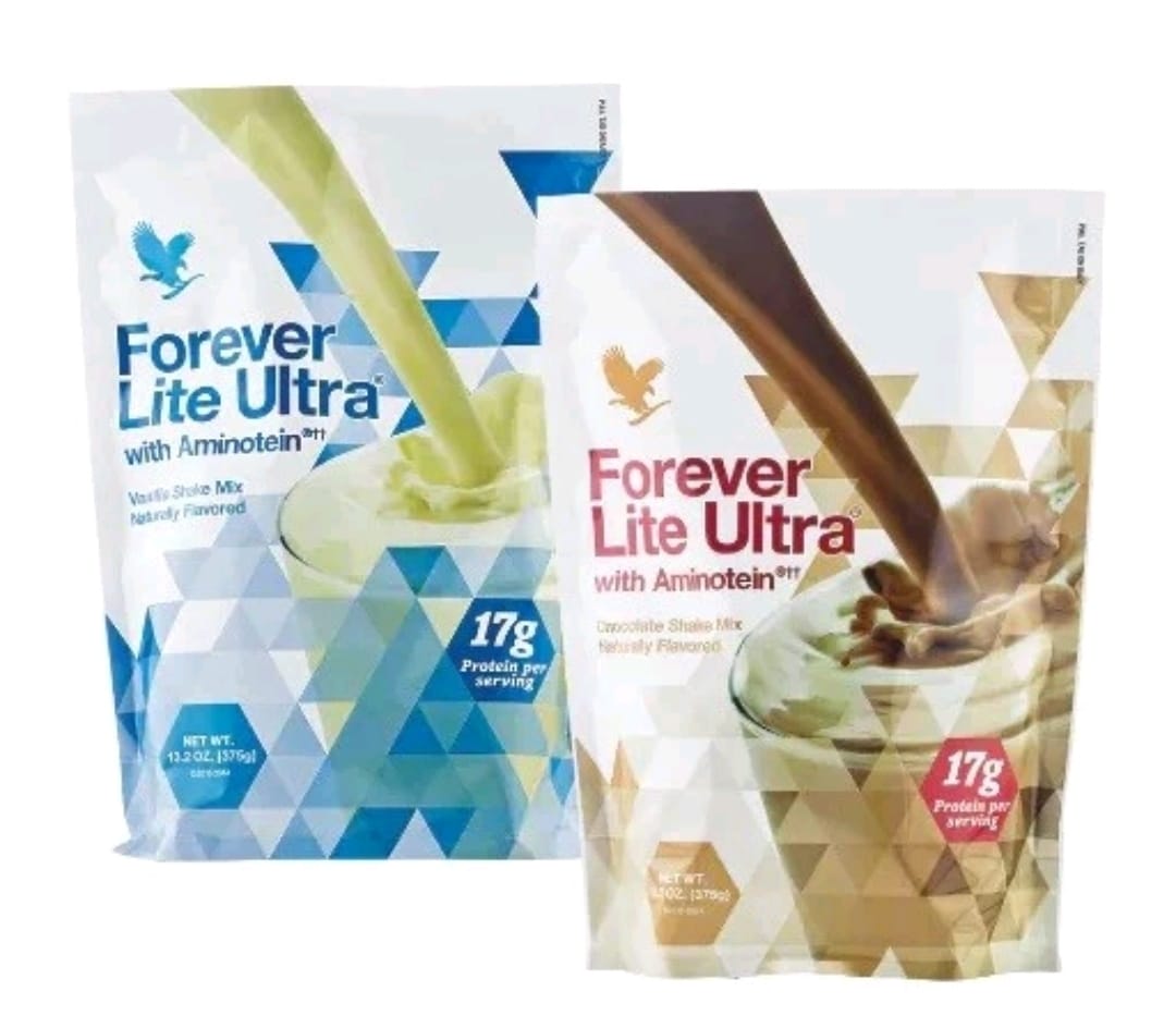 Forever Living - Lite Ultra Chocolate Protein Shake Mix with Aminotein, Low...