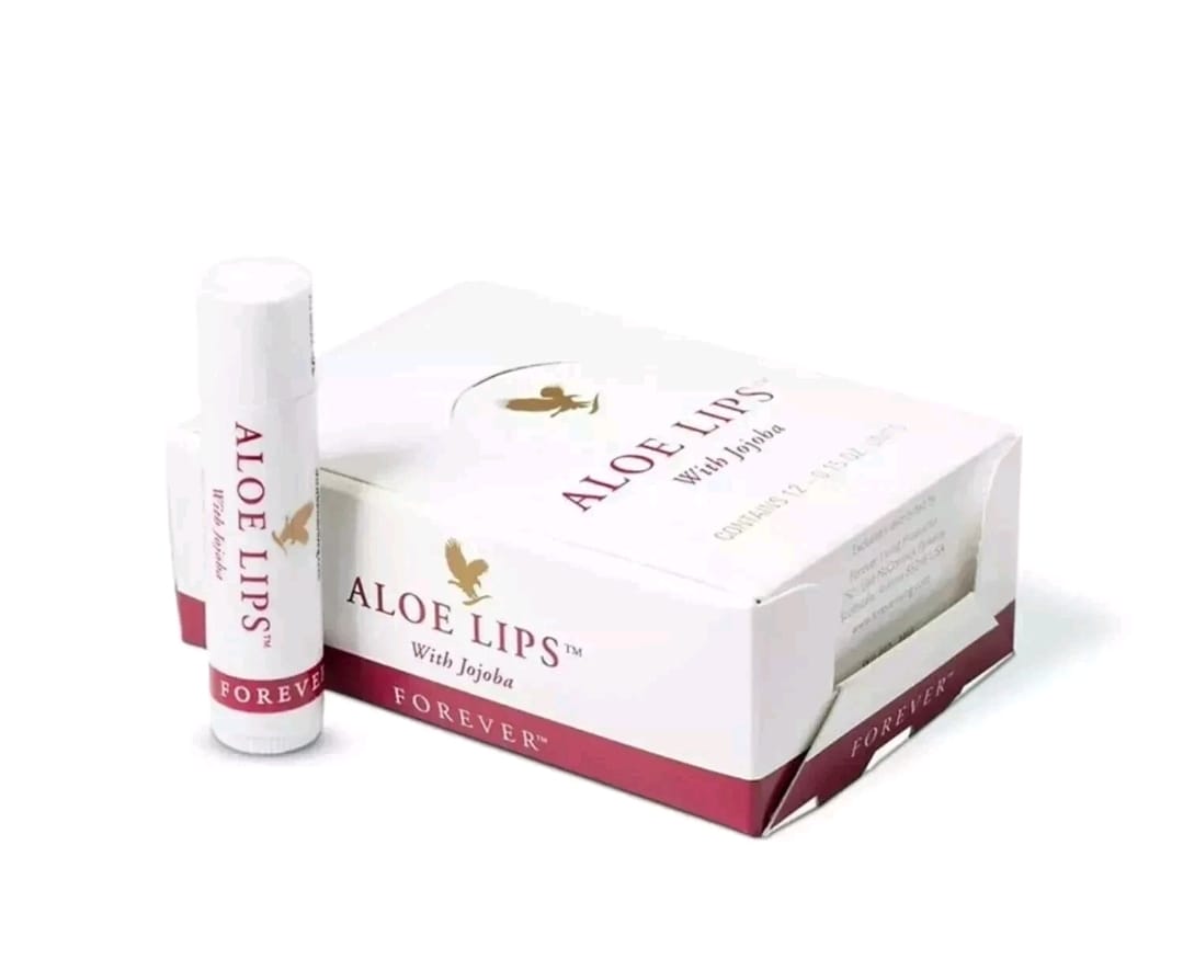 FOREVER LIVING ALOE LIPS 1 Box of -Aloe Leaf Extract Jojoba Seed Oil Beeswax