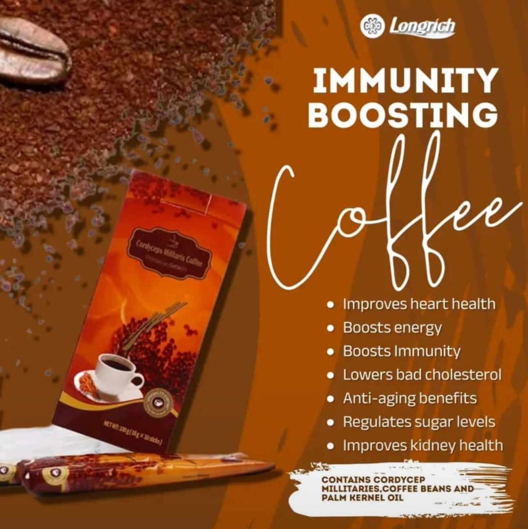 Longrich Coffee / Longrich Cordyceps Militaris Coffee (10 Pcs) 18g