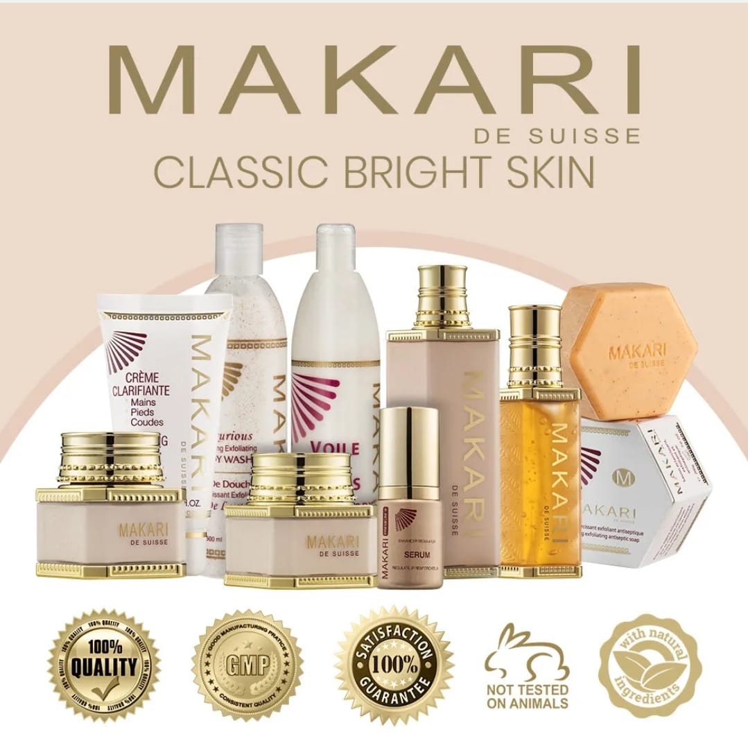 Huile sèche multifonction Makari OR ROSE 24K Gold