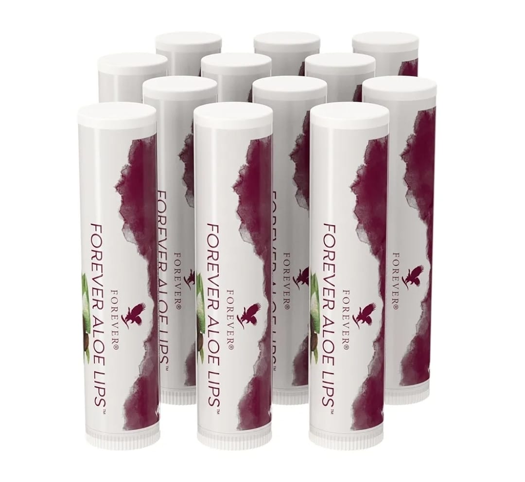 FOREVER LIVING ALOE LIPS 1 Box of -Aloe Leaf Extract Jojoba Seed Oil Beeswax