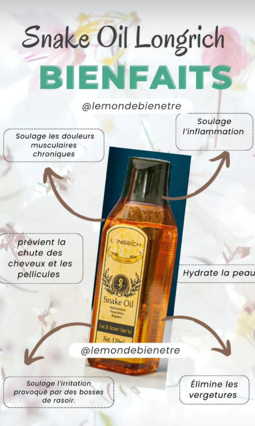 Longrich Snake Oil 120ml