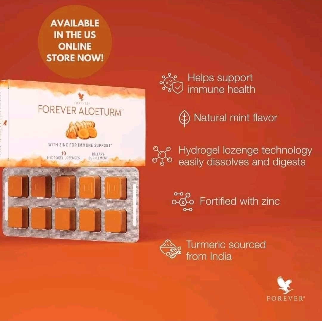 Forever AloeTurm™ - Innovative Immune Support with Zinc & Turmeric Blend