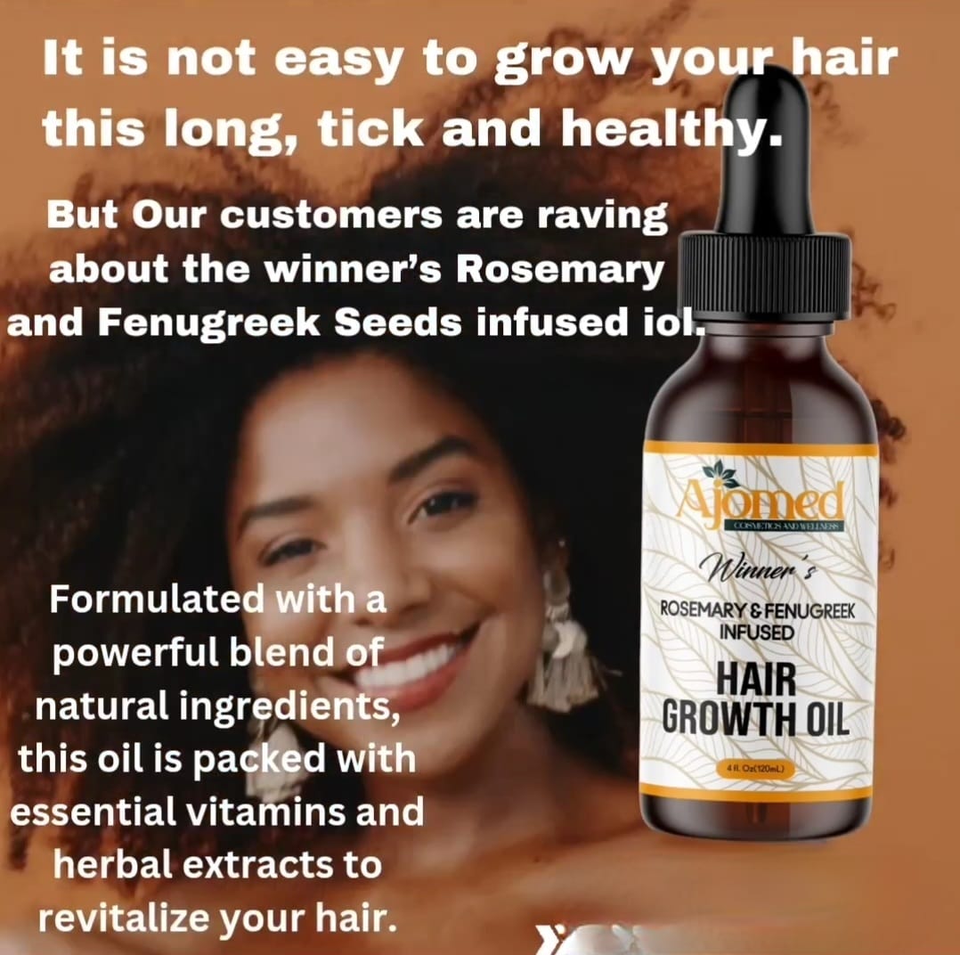 Rosemary & Fenugreek Seed Hair Growth Oil - 4fl.Oz