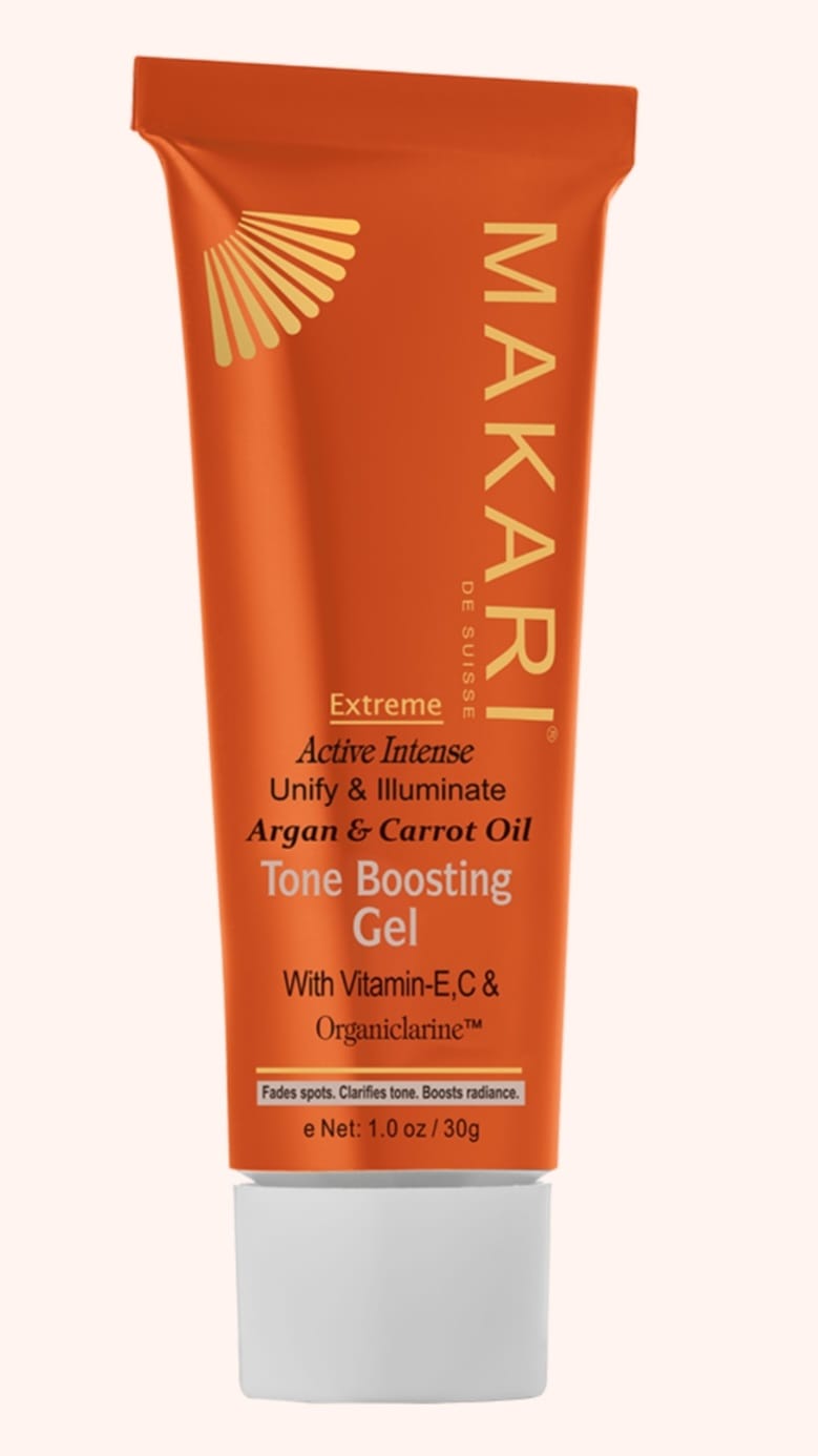 Gel tonifiant extrême à l'huile d'argan et de carotte Makari