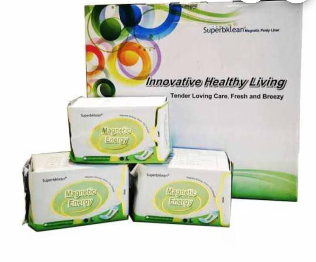 Longrich SuperbKlean Magnetic Sanitary Napkins/Pads/ Energy Panty Liners With Negative Ion/ Fights Infections/ Menstrual Cramps/Pains