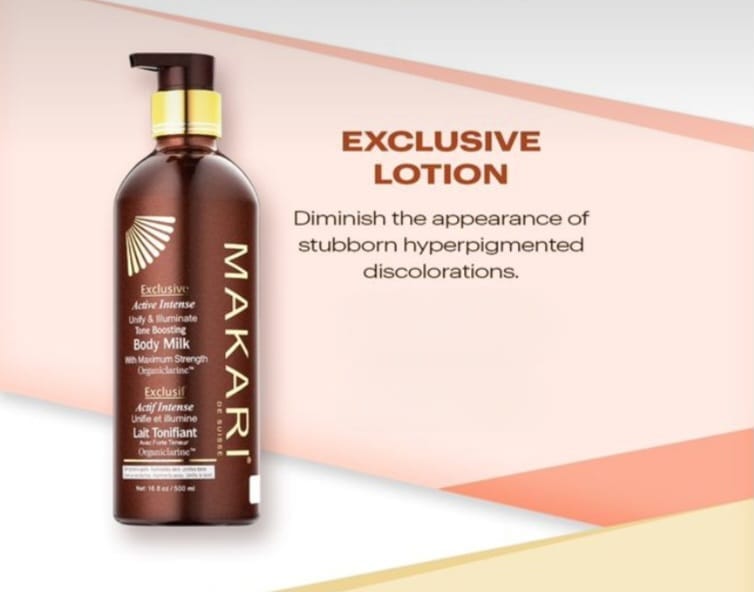 Lait corporel tonifiant exclusif Makari