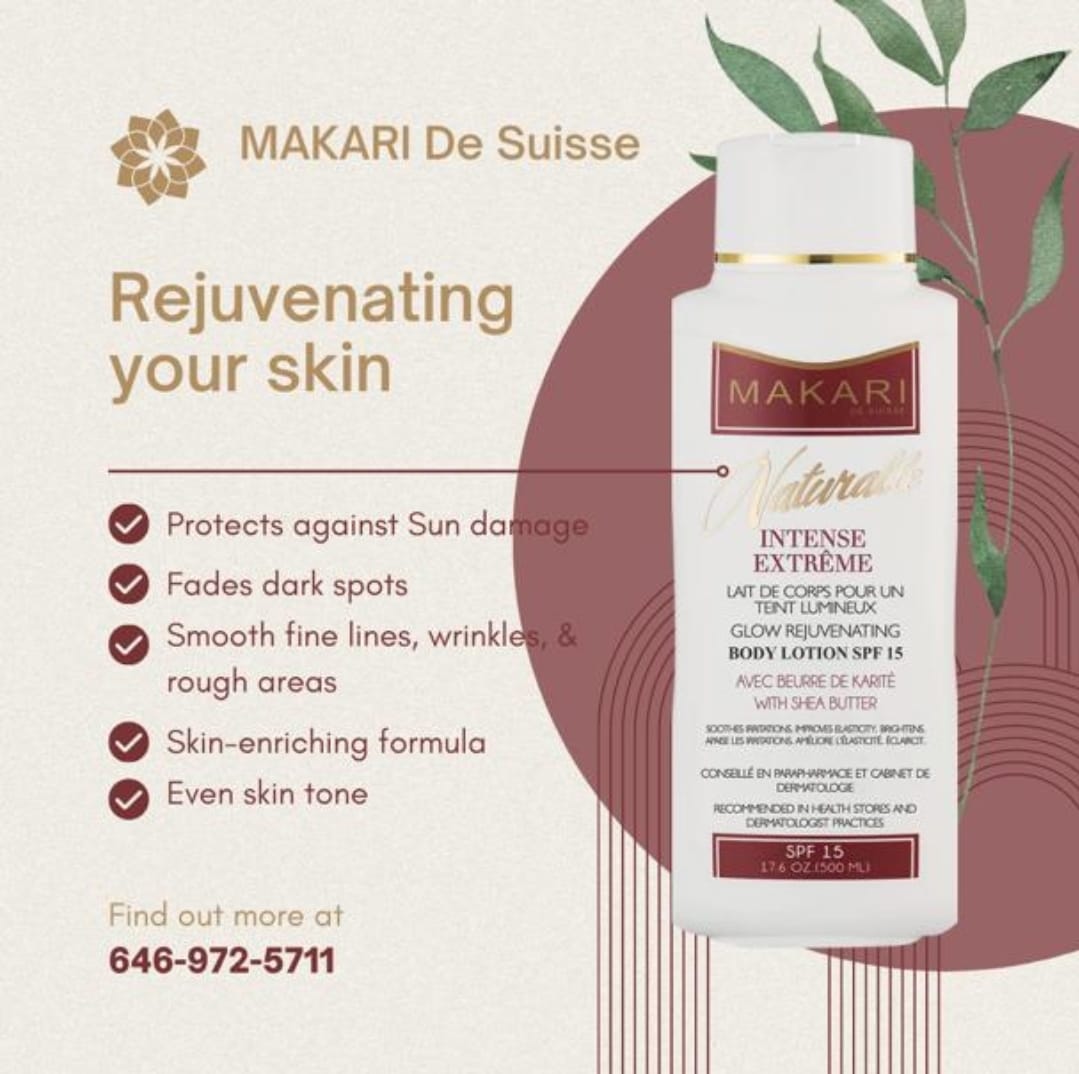 Lotion corporelle éclaircissante intense Makari Naturalle 17,6 oz