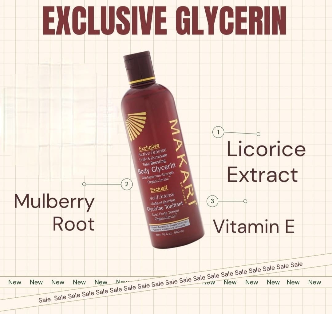 Glycérine corporelle tonifiante exclusive Makari