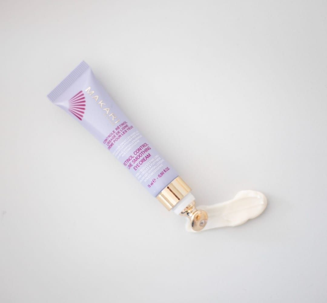 MAKARI Retinol Eye Cream - Collagen Boosting Formula for Fine Lines & Wrinkles | Rice Water, Soybean Seed Oil, Vitamin E | Reduce Puffiness, Firm Skin