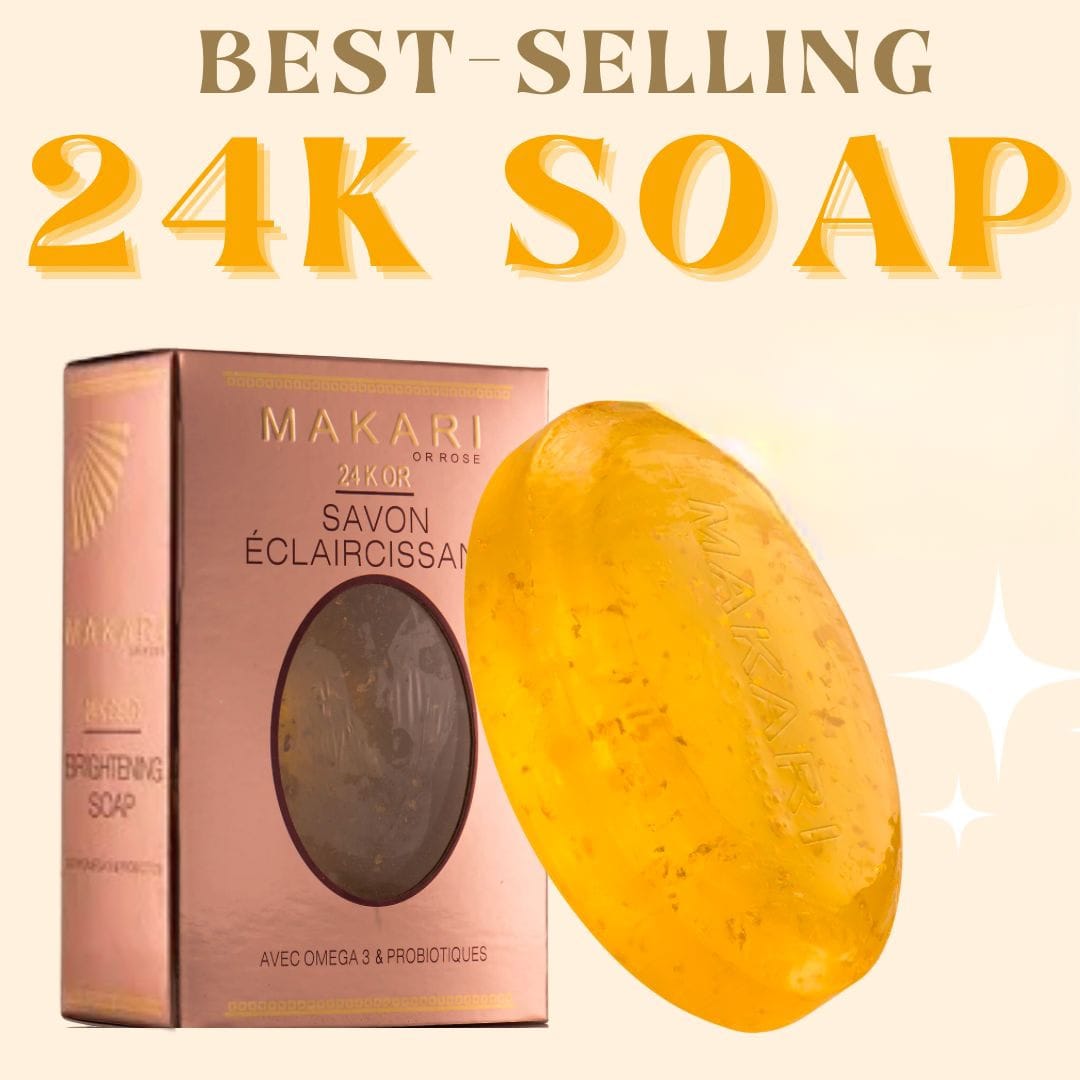Savon éclaircissant Makari 24k Rose Gold - 5oz