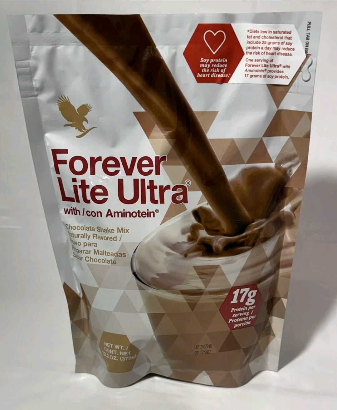 Forever Living - Lite Ultra Chocolate Protein Shake Mix with Aminotein, Low...