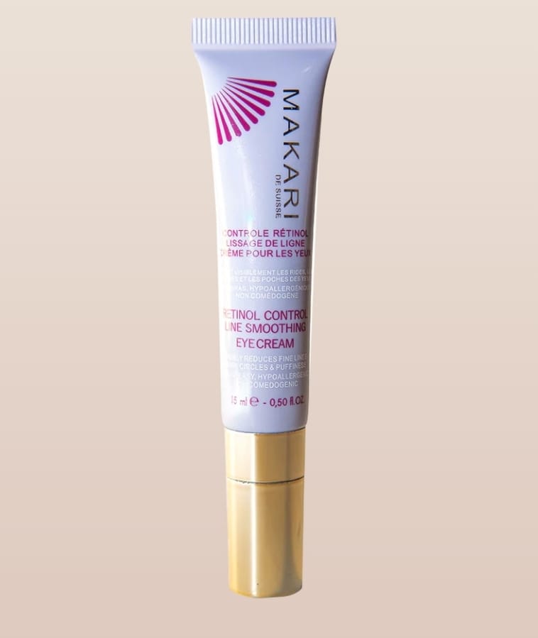 MAKARI Retinol Eye Cream - Collagen Boosting Formula for Fine Lines & Wrinkles | Rice Water, Soybean Seed Oil, Vitamin E | Reduce Puffiness, Firm Skin