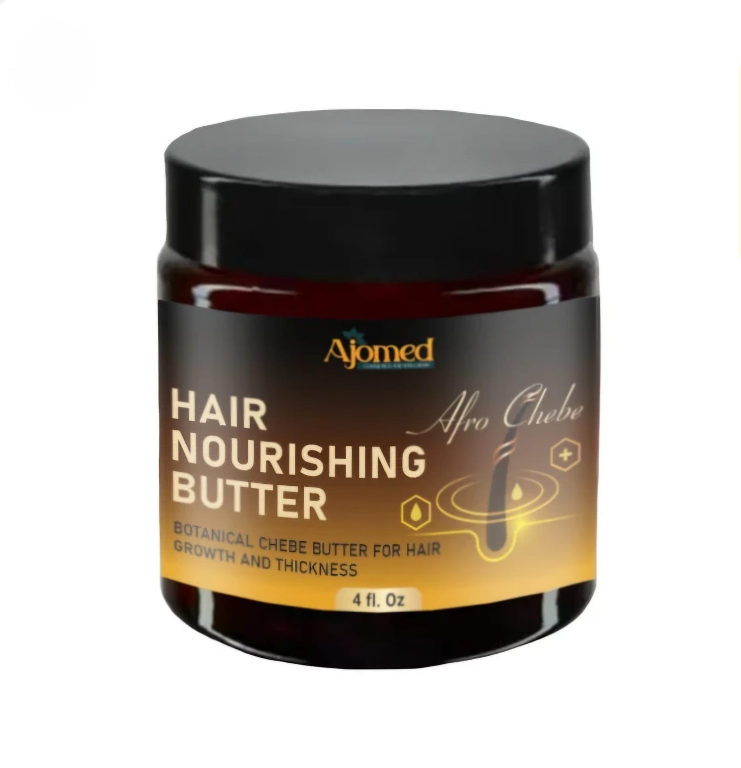 Chebe Hair Growth Butter - Hair Growth, Hair Breakage- Deep Conditioner - 4 Fl. Oz