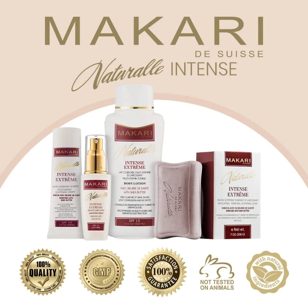 Lotion corporelle éclaircissante intense Makari Naturalle 17,6 oz