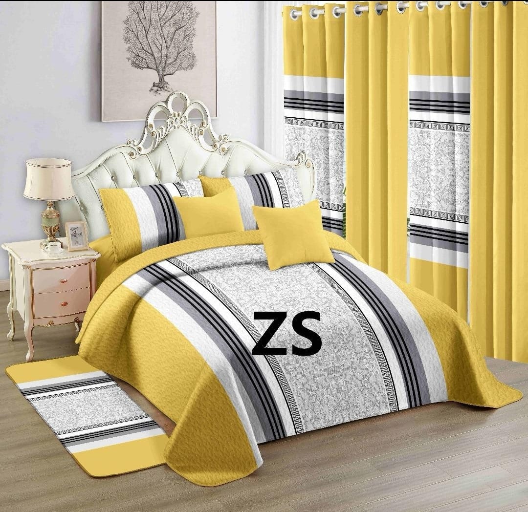 LILIANNA Collection King Size 100% Cotton Bed Sheets 12 Pieces Set