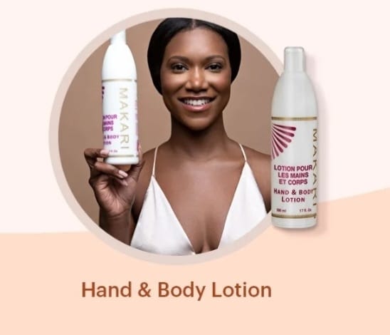 Lotion pour les mains et le corps Makari Classic Voile de Corps 17 fl.oz – Hydratation en profondeur