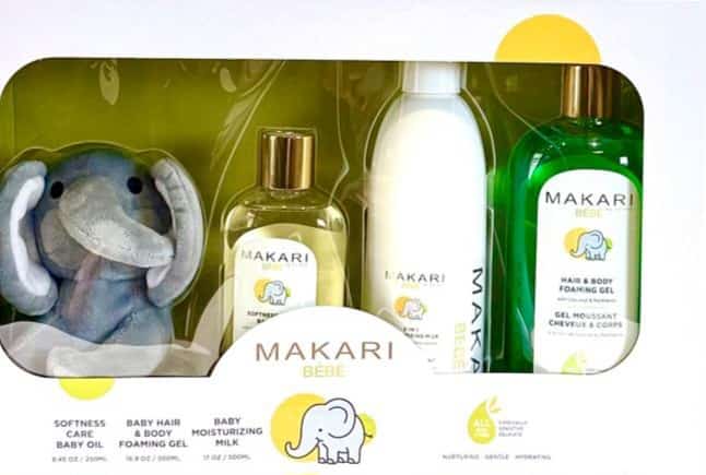Makari Baby Set With Oil & Foaming Gel & Milk 500ml