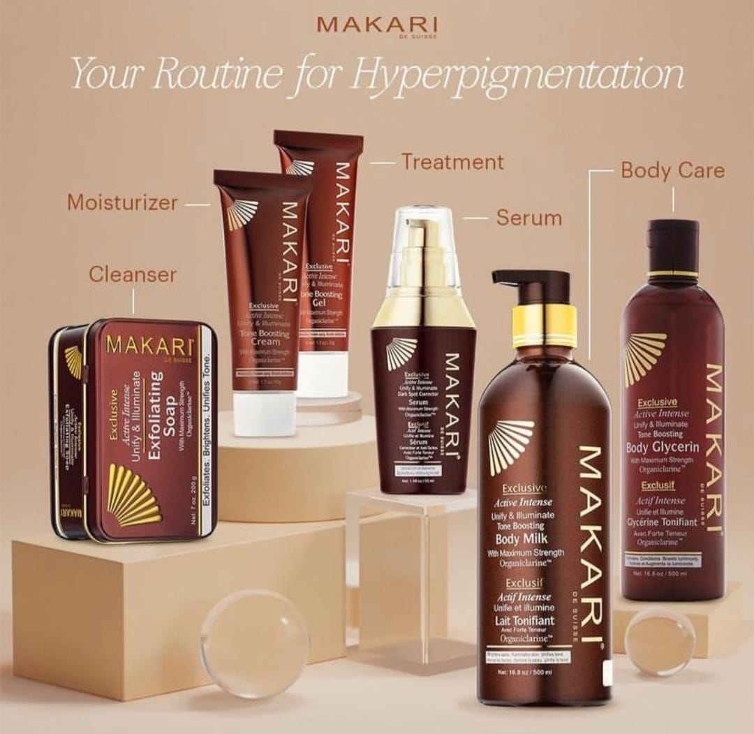 Coffret cadeau exclusif de 6 produits tonifiants pour la peau Makari
