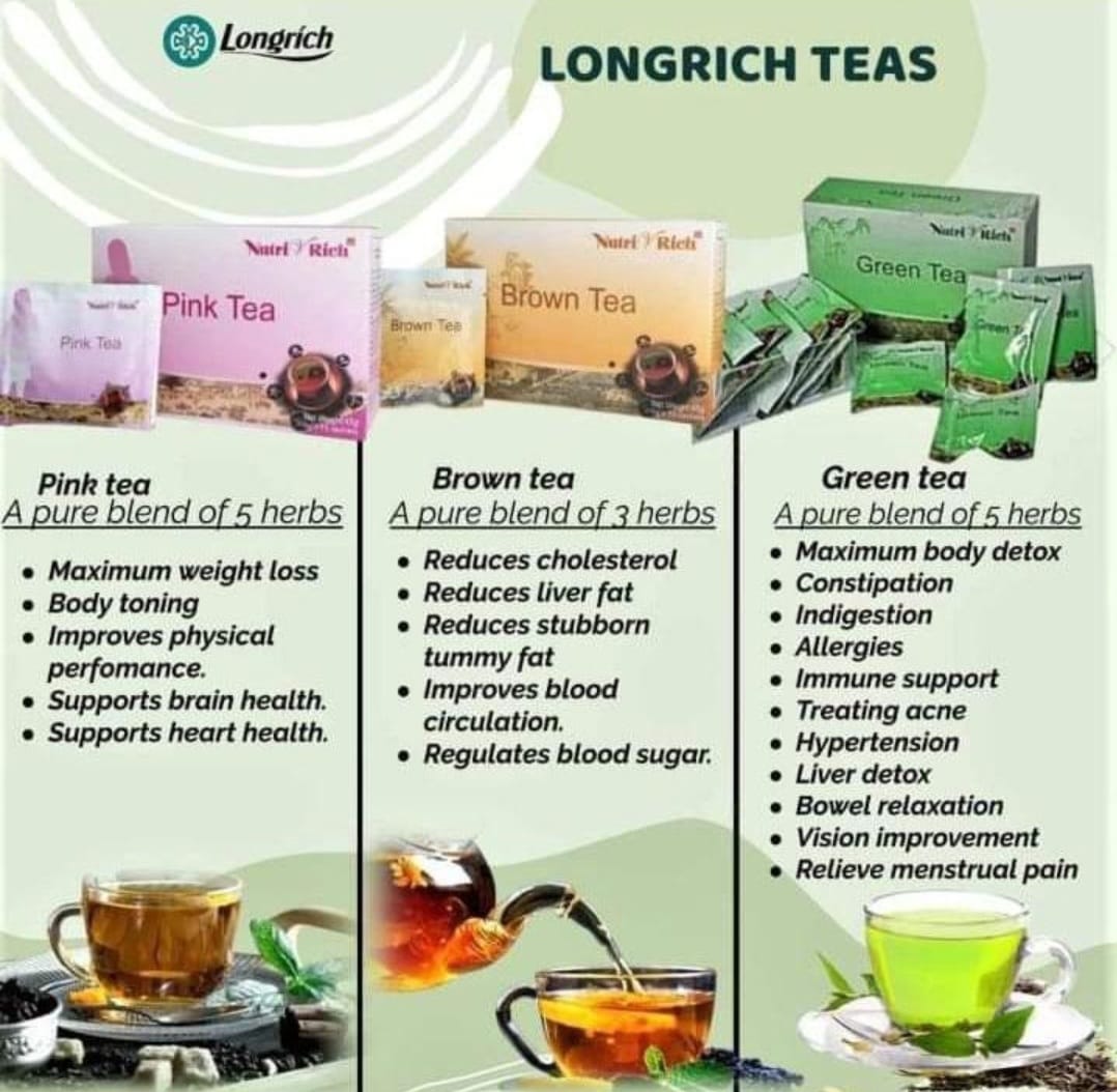 Longrich Green Tea / Longrich NutriVRich Xinchang Tea/ Detox Tea / Longrich Tea