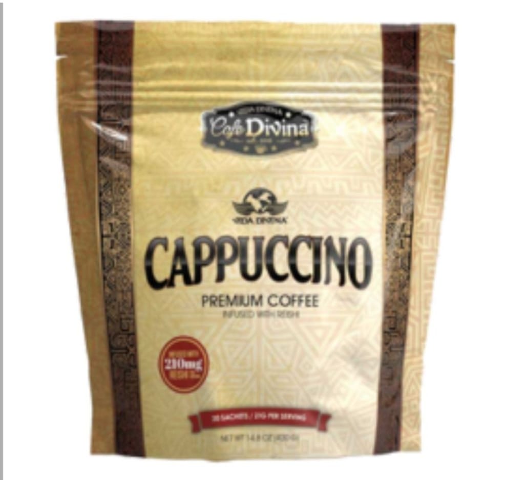 Vida DIVINA CAFE DIVINA CAPPUCCINO PREMIUM TOFFEE INFUSED WITH REISHI ...
