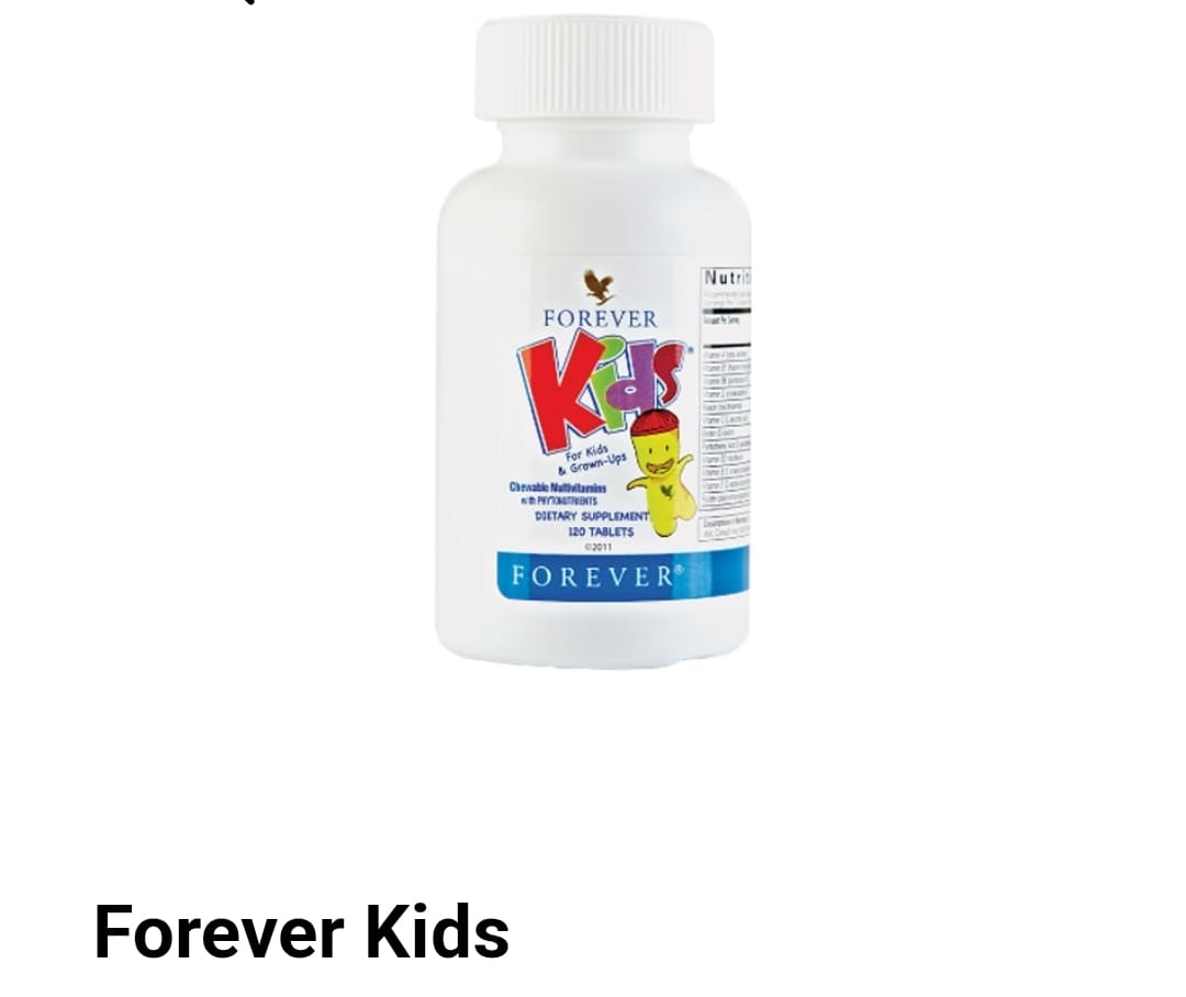 Forever Living Kids® Chewable Multivitamin - Grape Flavor for Healthy Growth and Development - No Artificial Flavors - 120 Tablets