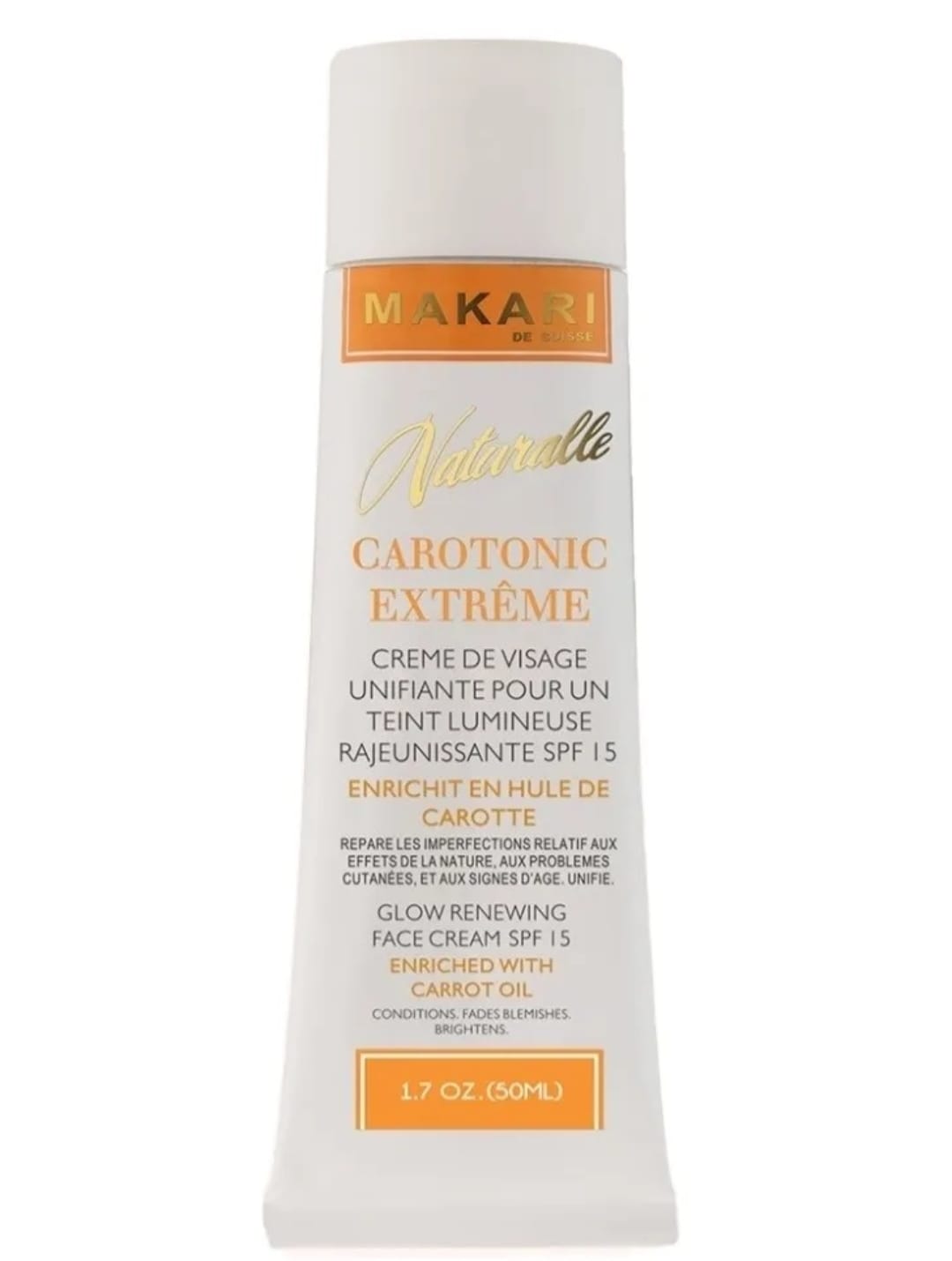 Crème Visage Régénérante Éclat Extrême Carotonic de Makari SPF 15 50 ml/1,7 oz