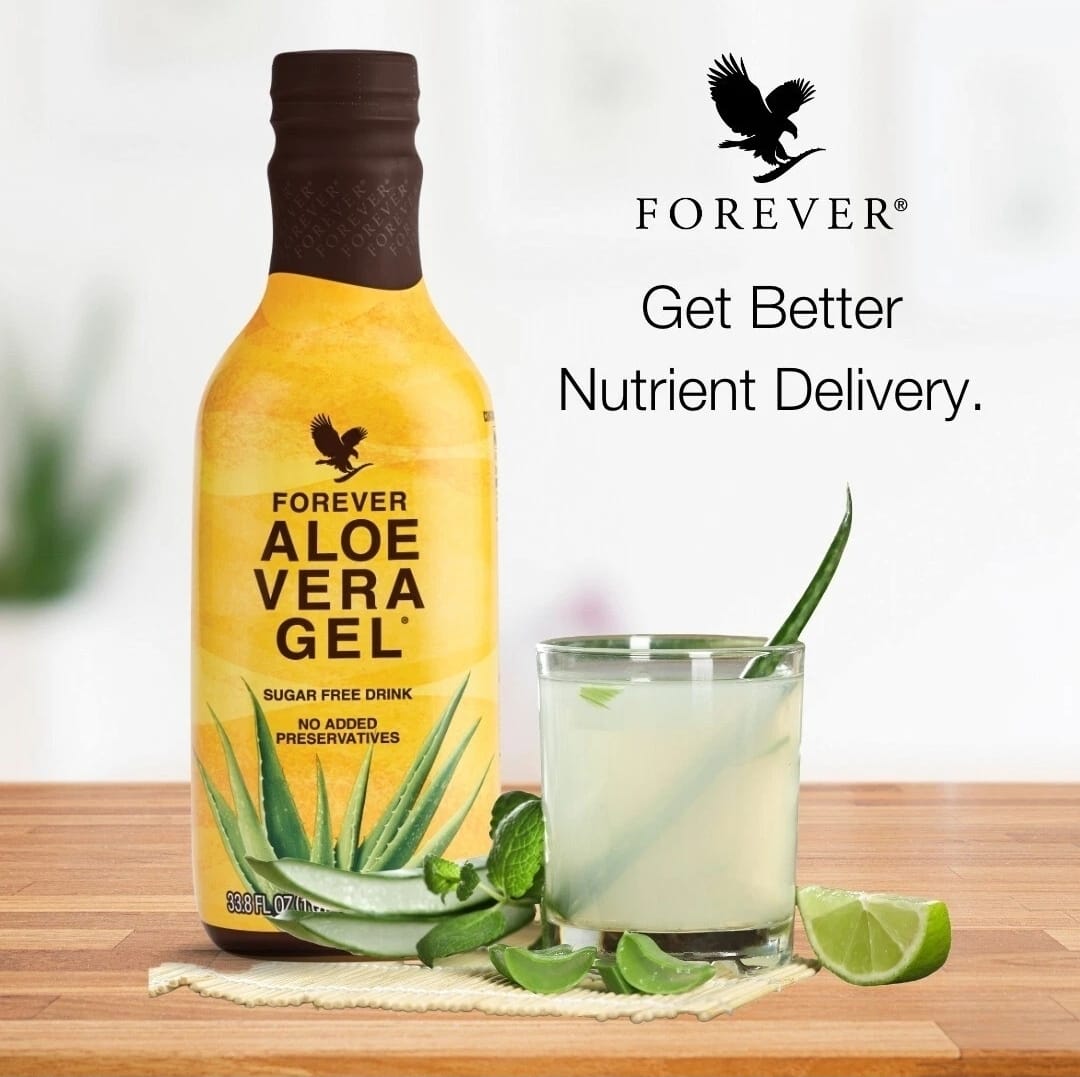 Forever Living - Aloe Vera Gel, Pure Inner Leaf Juice, 100% Sugar-Free Drink No Added Preservatives
