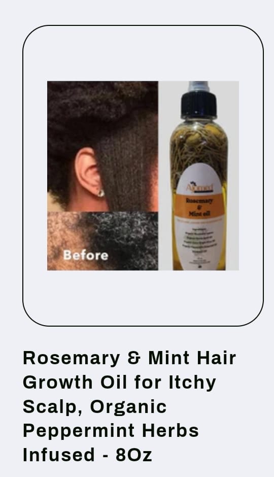 Fenugreek & Rosemary hair growth oil- herbal infused peppermint oil