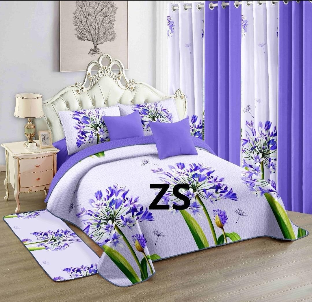 LILIANNA Collection King Size 100% Cotton Bed Sheets 12 Pieces Set