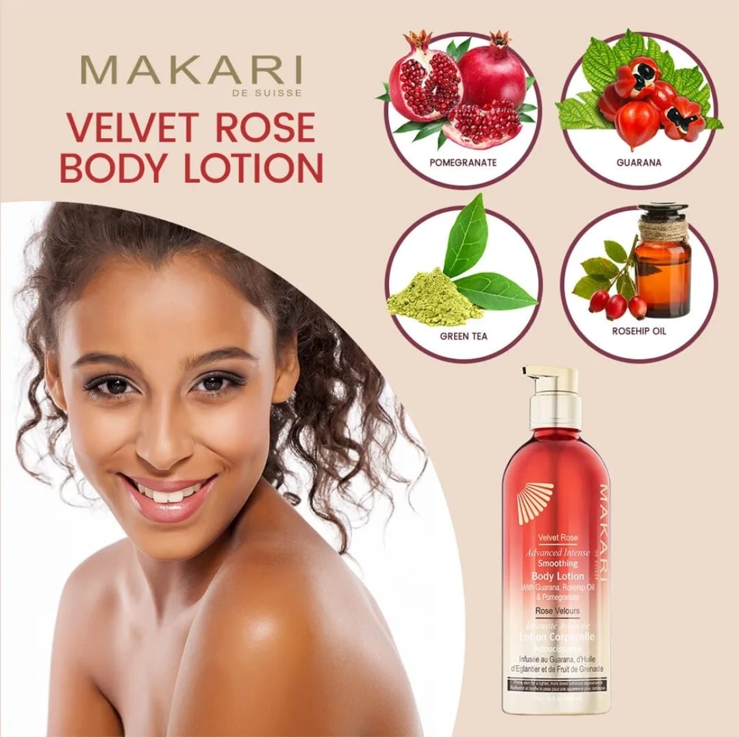 Makari Velvet Rose Smoothing Body Lotion