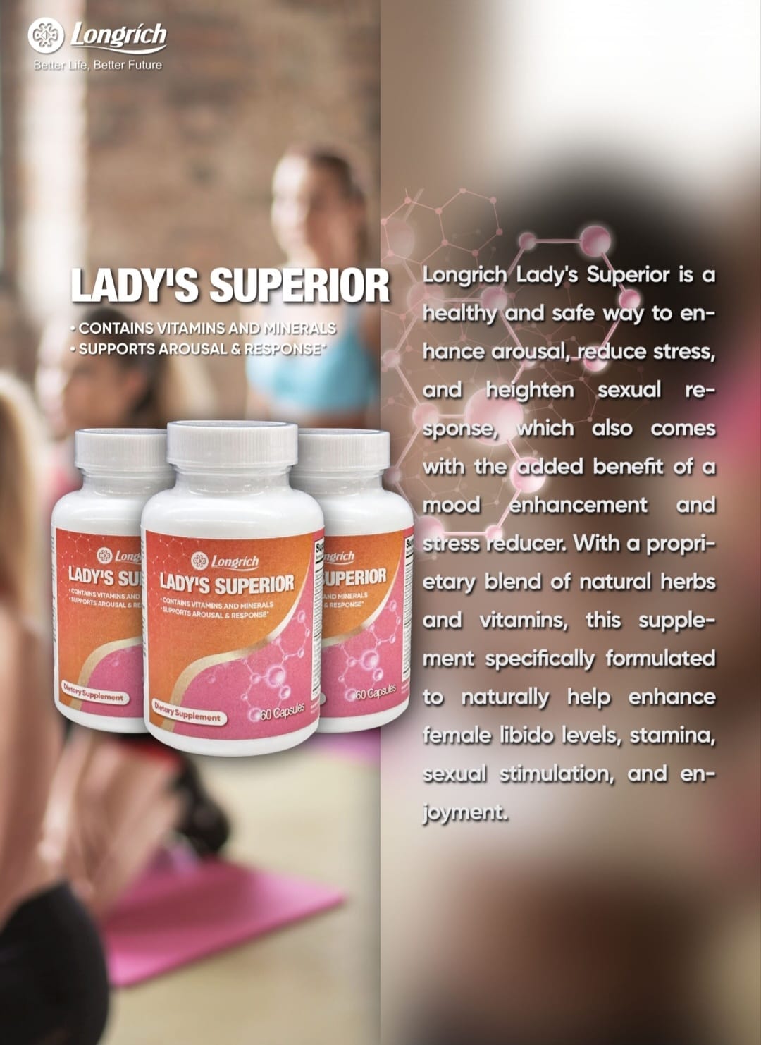 Lady’s Superior / Mengqian / Dreamy Beauty Capsules(Female)60 Tablets