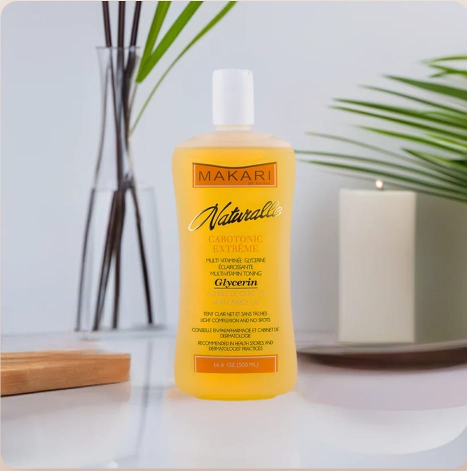 Makari Naturalle Carotonic Extreme BODY GLYCERIN 16,6 Oz – Hydrate et illumine Coffret cadeau 2 pièces