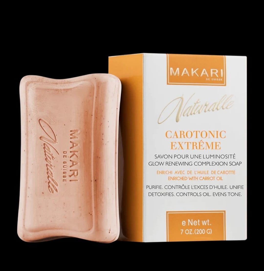 Savon éclaircissant extrême Makari Naturalle Carotonic 7oz. – Savon exfoliant