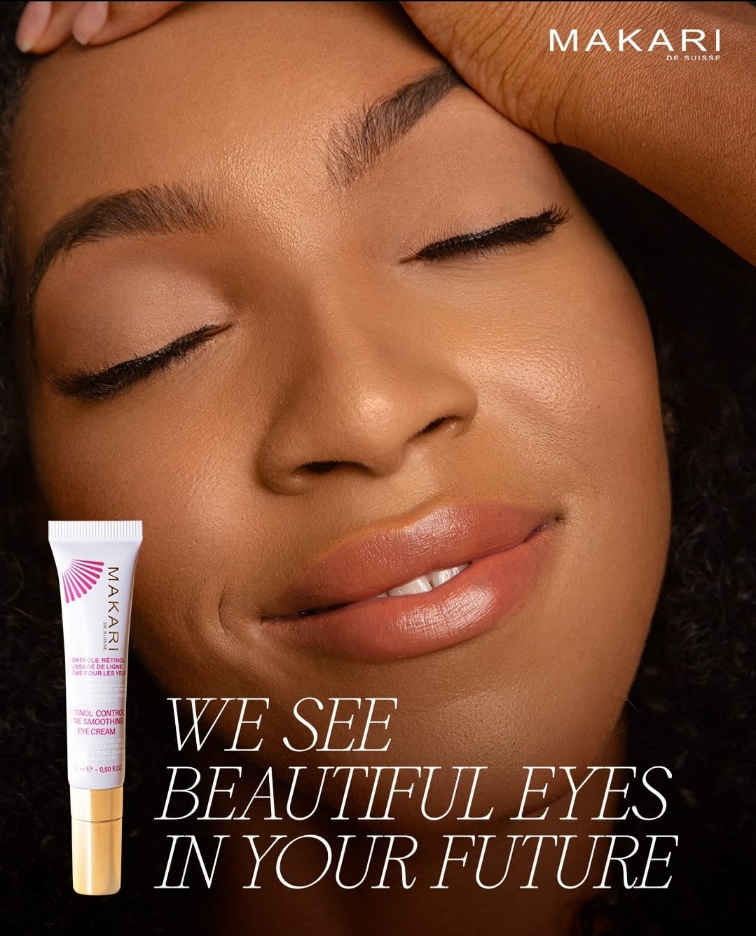 MAKARI Retinol Eye Cream - Collagen Boosting Formula for Fine Lines & Wrinkles | Rice Water, Soybean Seed Oil, Vitamin E | Reduce Puffiness, Firm Skin