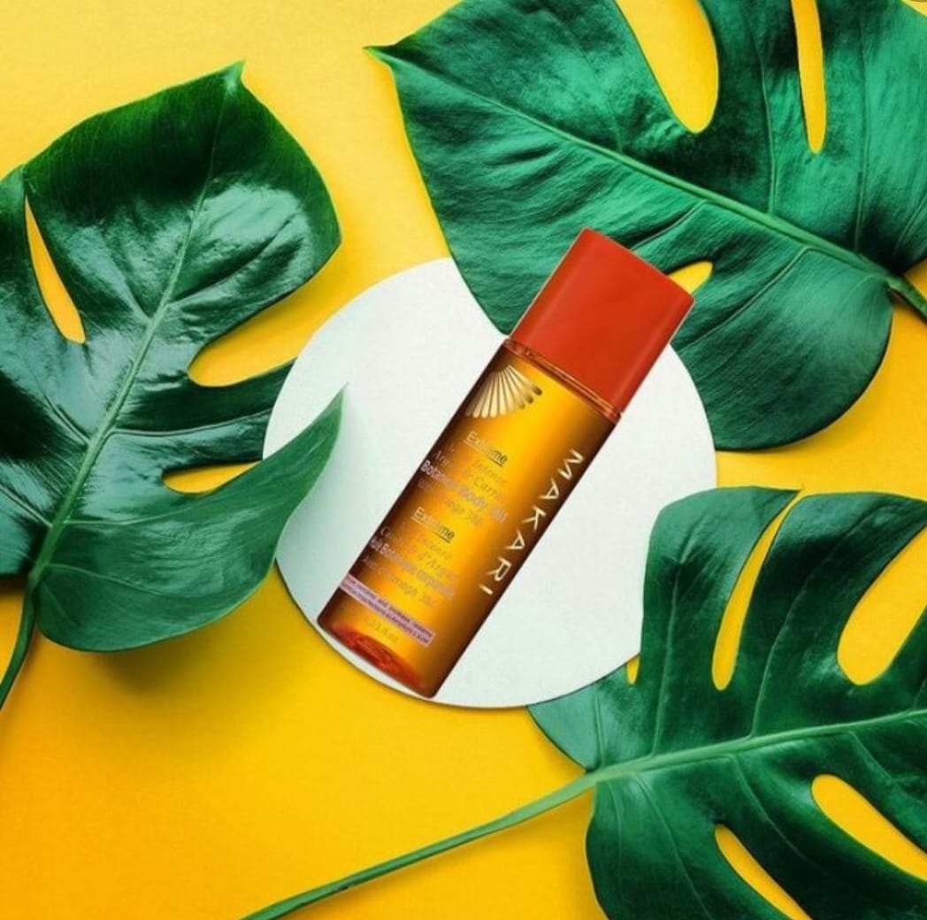 Huile corporelle botanique à l'argan et à la carotte Makari Extreme