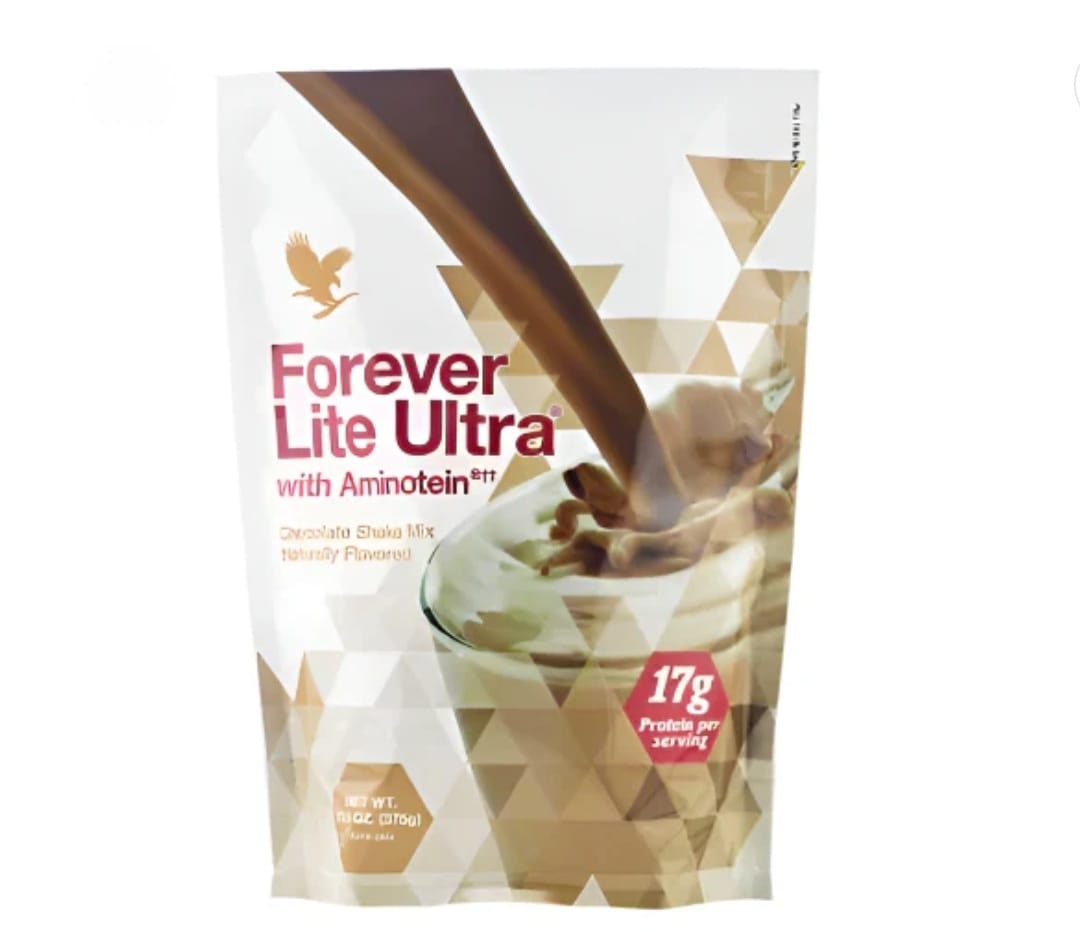 Forever Living - Lite Ultra Chocolate Protein Shake Mix with Aminotein, Low...