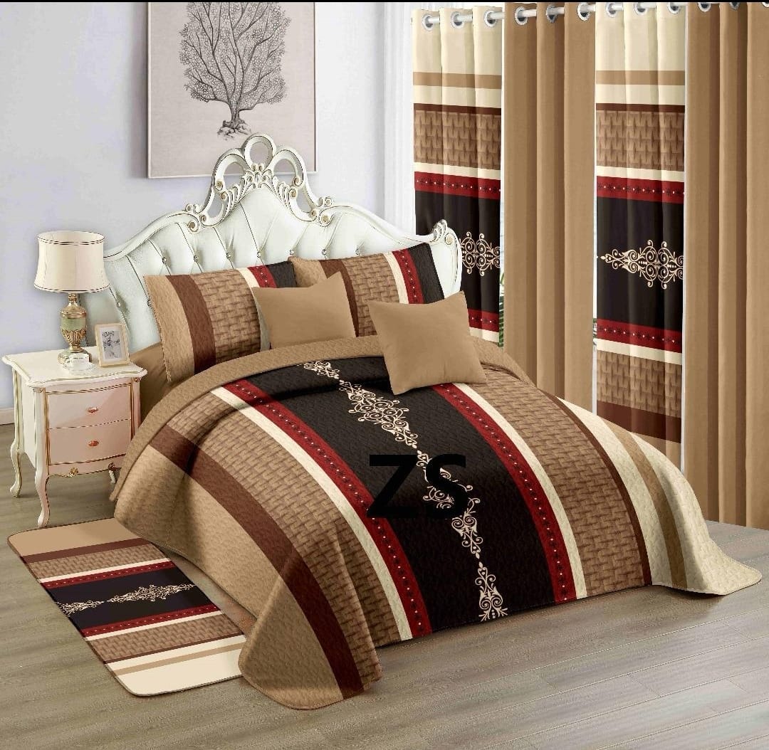 LILIANNA Collection King Size 100% Cotton Bed Sheets 12 Pieces Set