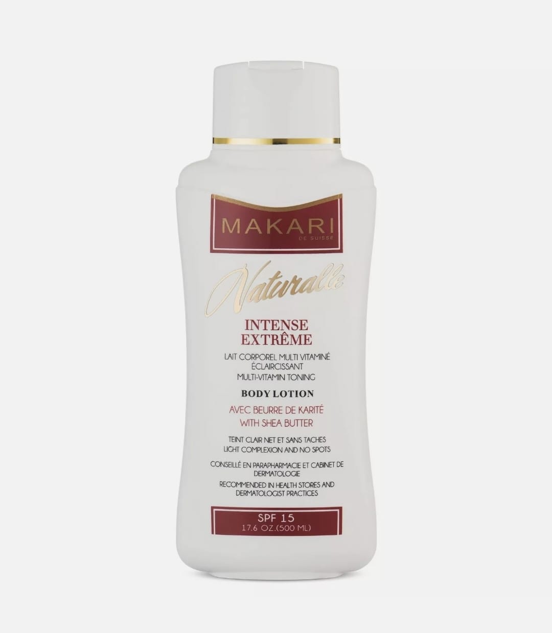 Lotion corporelle éclaircissante intense Makari Naturalle 17,6 oz
