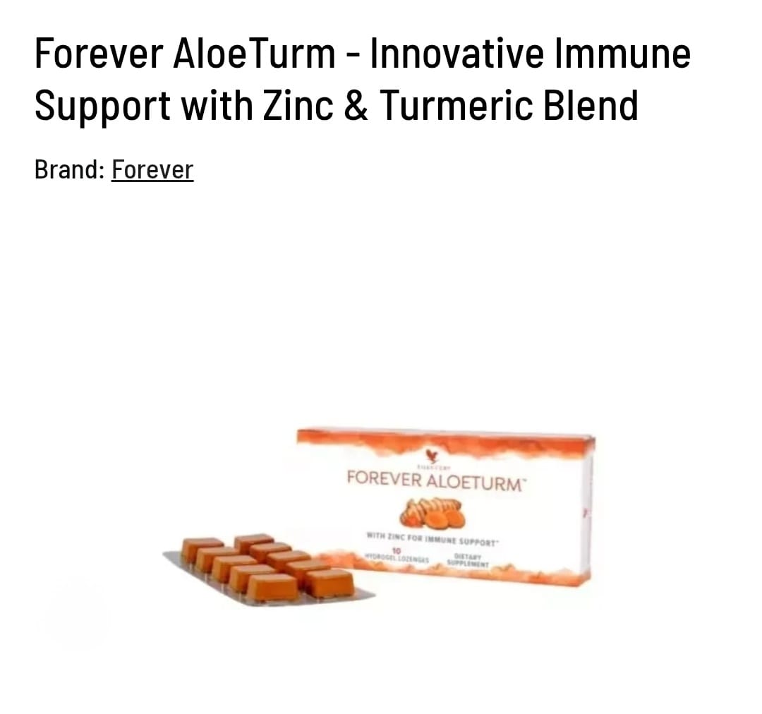 Forever AloeTurm™ - Innovative Immune Support with Zinc & Turmeric Blend