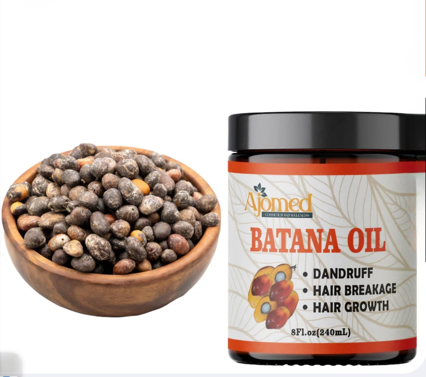 BATANA Oil Hair Growth Butter 8oz - Handmade Hair growth oil, Leave-in Treatment for All Hair Types