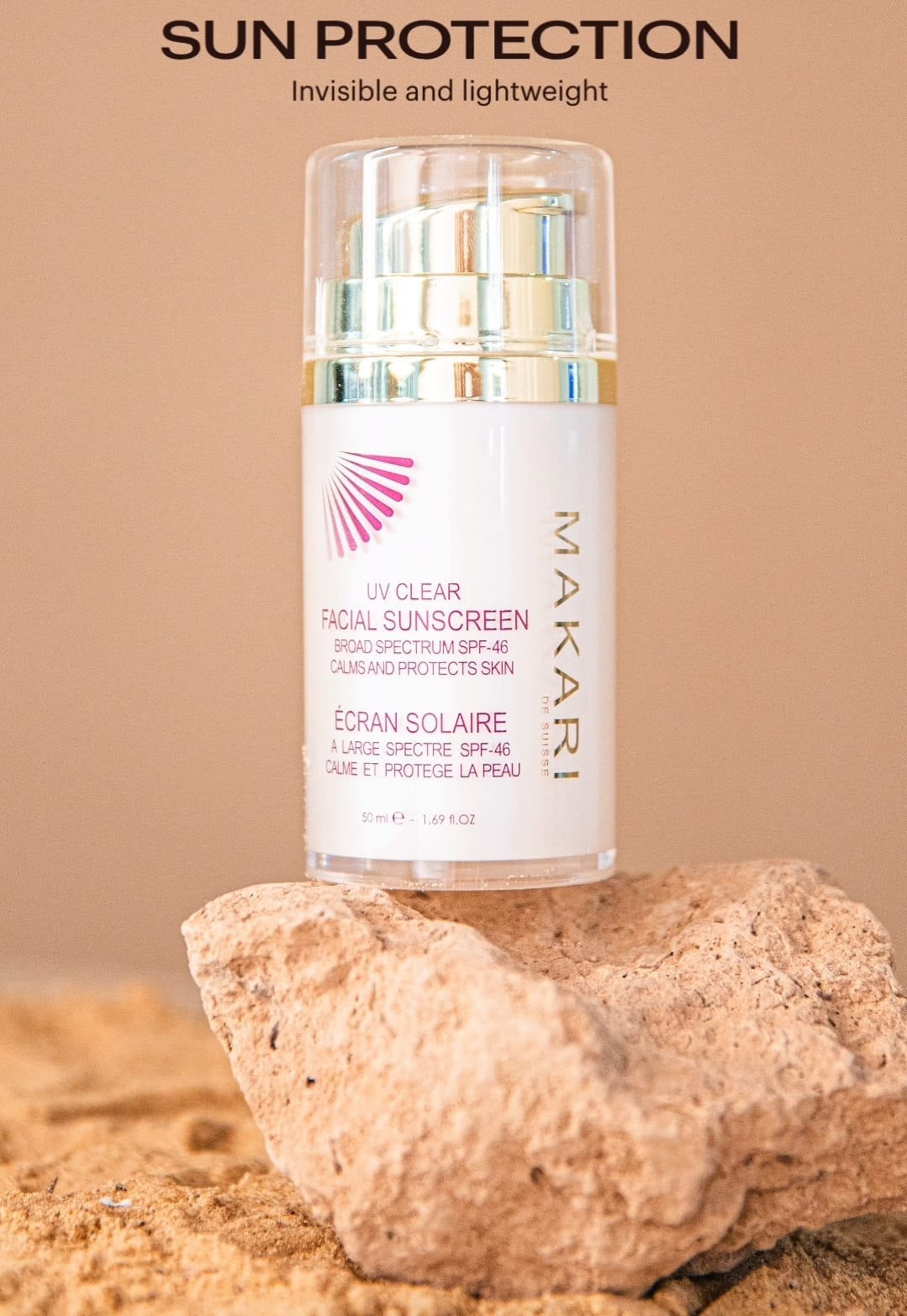 Crème solaire visage Makari UV Clear SPF 46
